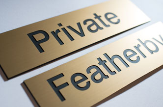 Engraved Signs